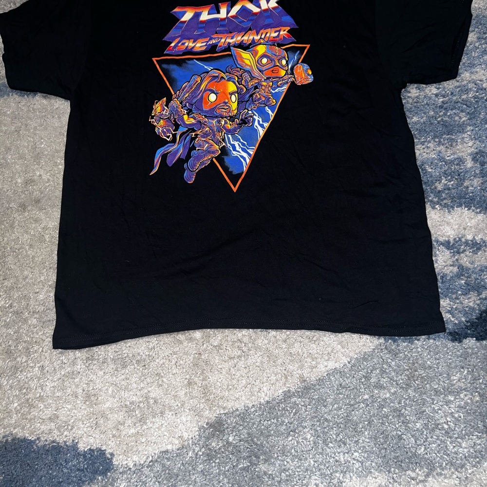 Marvel Thor Love and Thunder Graphic Tee - Black